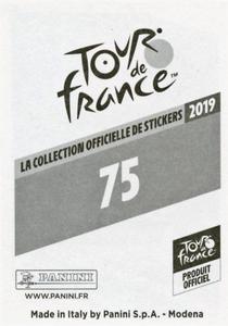 2019 Panini Tour de France #75 Maximilian Schachmann Back